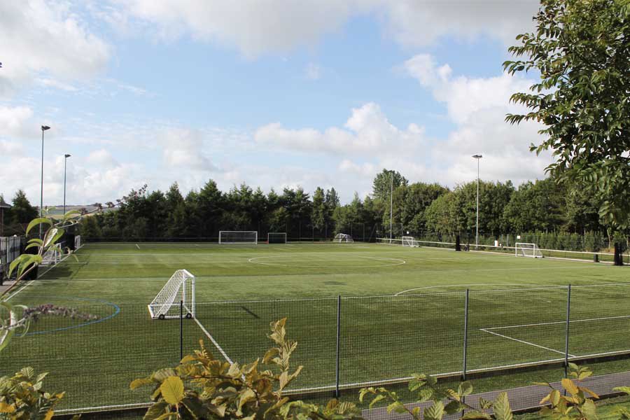 View of the outdoor Artificial Grass Pitch at Dorchester Sports Centre