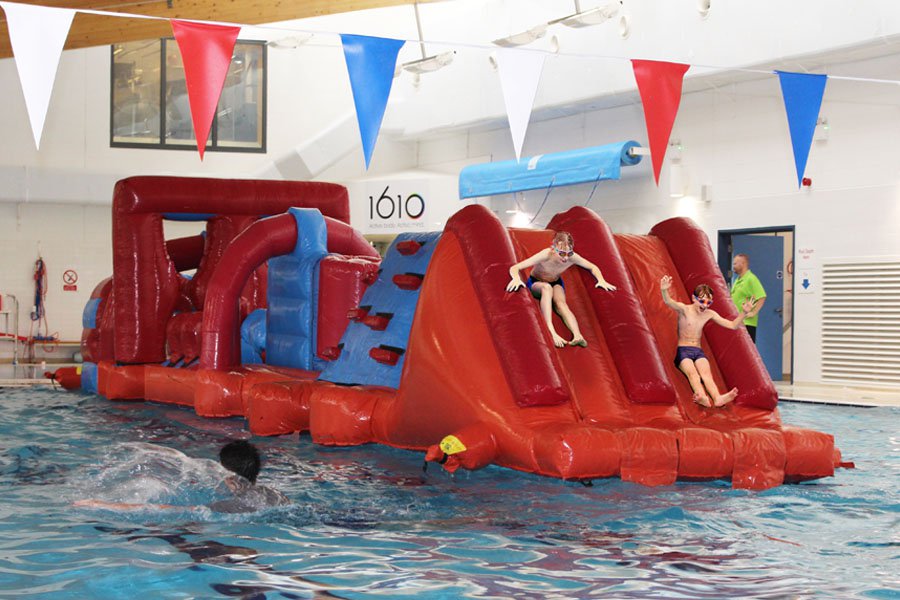 Inflatable pool party